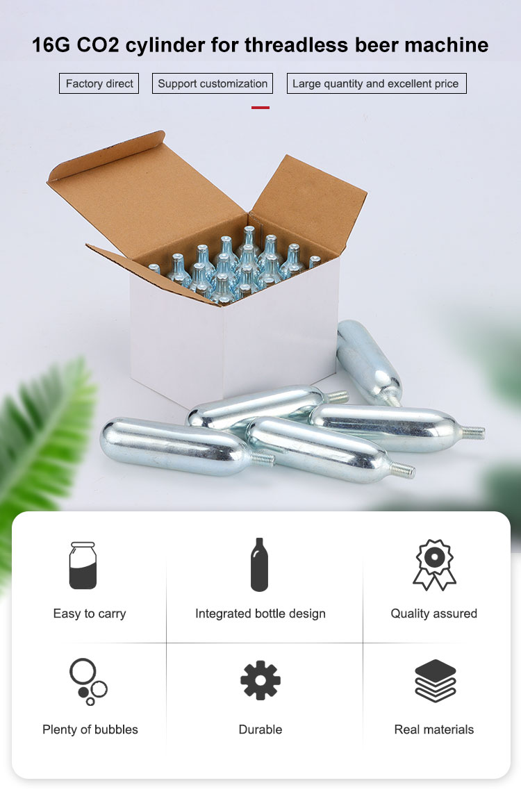 16g Cartridge Food Grade Beer Making