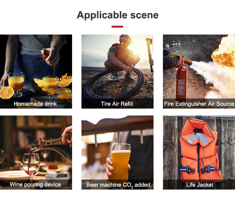 38g CO2 Cartridges for Inflatable Life Jacket